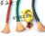 适用于定制20A/30A/50A/100A大电流电力导线 丁晴超柔软3KV高压导线 6平方 30A 1米