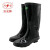 双安 BX005（S）耐酸碱长筒靴 防腐蚀防化学品橡胶靴 高筒36cm耐磨防滑雨靴 42码