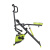 热奥骑马机健身运动器材家用室内运动器材磁控健身车可折叠健腹骑马器 健腹骑马器