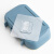 海斯迪克 带抽屉免打孔沥水香皂盒 无痕便携塑料卫生间壁挂式肥皂盒 蓝+黄 HZL-46