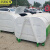 京洲实邦 3.5立方垃圾车 大型户外厢式可移动垃圾收集环卫垃圾箱JZSB-1063