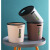 工百利 GBL-1288圾桶厕所卫生间纸篓办公室垃圾筒 小号咖啡+粉色2个装