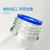 蓝盖螺口试剂瓶透明棕色茶色广口玻璃瓶样品瓶水样瓶 1000mL-透明-蓝盖螺口试剂瓶