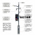 路灯PM2.5显示屏充电桩灯杆智慧城市云平台软件4米5G智慧灯杆 10米智慧路灯定制
