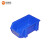 科瑞尼 JZKZL-01B蓝色组立零件盒方孔挂板盒子通用挂式零件盒PP材质