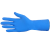 希万辉 一次性PVC手套tpe餐饮乳胶专用丁腈胶皮橡胶 蓝色复合材质50只 M