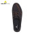 代尔塔（DELTAPLUS）301347帆布安全鞋  个性LOGO缝线劳保鞋 透气 防砸防穿刺耐磨耐油 黑色 41码
