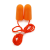 3M1110泡棉耳塞子弹型带线耳塞 隔音降噪一付装 橙色 