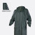 代尔塔 407007连体雨衣PVC雨衣成人雨衣防暴雨带反光条 绿色 M 
