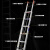 奥鹏 铝合金单面伸缩梯 收缩升降直梯户外便携工程梯阁楼梯子 铝合金单面伸缩梯4米 3.0厚度