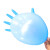 一次性乳胶橡胶手套100只 耐用型家庭清洁实验室工业多用途 蓝色丁腈100只 大号L