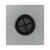 86型开关插座装饰空白白板带出线孔网络穿孔面板 黑色出线孔【2.2厘米】