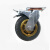 美瑞欧 橡胶轮 重型工业万向4寸刹车轮（单位：个）