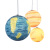 星球吊灯店铺大厅幼儿园游乐场咖啡厅餐厅酒吧台艺术圆球月球吊灯 定制其他星球款直径120cm