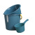 汇特益HT-01 宿舍学生洗浴三件套 深蓝 水桶洗脸盆面盆水瓢勺套装 家庭清洁用塑料加厚水桶