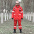 谋福（CNMF）255 红色冬季救援棉服 户外抢险防水透气应急服装 搜救消防反光衣（冬季救援棉服XL码）