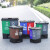 中环力安 垃圾分类垃圾桶带盖大号双桶干湿脚踏商用餐饮公共场合 A 16L蓝红（可回收+有害）