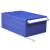 适用于定制零件盒工具柜零件分类物料盒螺丝塑料盒收纳盒抽屉议价 A4-1文件盒外350*245*95灰壳