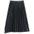 范思蓝恩 2021不规则a字半身裙女中长款春秋季高腰显瘦百褶裙子213230 碳灰色 XS