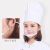 3M餐饮口罩塑料厨师口罩透明微笑食堂餐厅饭店口罩防雾防飞沫口水罩 5个优惠装