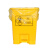 废物垃圾袋黄色诊所用大号废弃物小号塑料专用袋 32x38cm手提100只买200只送100 加厚