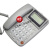 德信来电显示电话机大按键屏幕角度可调商务办公座机 大红