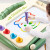 儿童画板家用可擦消除的幼儿磁性写字板宝宝画画神器涂色2岁1玩具 画板【橙】+配件包