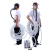 电动送风式长管呼吸器 防尘防毒面罩面具单人电动送风式长管呼吸 双人电动呼吸器(10米)
