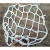 井盖网防坠网 下水道窨井雨水井 圆形防护网 加粗网格 塑料 绳网 M8镀锌钩80个 可定制方形