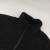 卡帕（Kappa）羊羔绒外套秋情侣男女运动卫衣半拉链套头摇粒绒上衣K0BY2WT03D 黑色-990 M