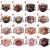 搞怪 仿真人脸  搞笑夸张表情系列回头率高的3D印花男女通用P1 1