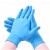 食安库（SHIANKU）一次性丁腈手套 （100只/盒）有报告 浅蓝指麻4.5克 L 