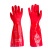 东亚手套 PVC保暖浸塑手套 802F-40 L 红色 1双 红色 L 
