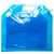 海斯迪克 HKY-164 便携式装水袋 塑料手提可折叠水箱 蓝色10L