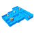 沛桥塑料格子箱PQ-1231大八格箱外径:435*315*100mm蓝色可定制