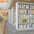 家惠优选书架钢制落地家用书柜图书馆学校档案架 宽1.5米高2米组合架