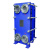 京览 板式换热器 304不锈钢可拆卸板换 水换热器浴池工业供暖热交换器 BR0.05换热面积0.5-5m² 