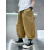 迪士尼（Disney）1-15岁男童夏装白色速干工装裤2024儿童帅气长裤男孩夏季薄款裤子 咖色 110cm