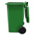 户外环卫物业大号分类垃圾桶 新国标可挂车蓝色-可回收物240L 100L绿色-易腐垃圾
