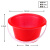适用于百货红色油漆桶鸡蛋喜蛋小红桶塑料水桶涂刷儿童调漆桶工业 大号无盖4.8升(无提手)