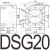 定制DSG螺母座 滚珠丝杆转换安装3205固定螺帽2505丝杠座2005 SFU DSG1204螺母座内孔22 其他