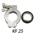 真空规管卡箍 专用配件卡箍 KF16 KF25 KF40 真空规管 套头 金属 KF16 配内部胶圈