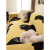 睿爸卡通可爱沙发盖布防猫抓四季通用网红沙发毯全包沙发座垫套罩 千语千寻咖色 180x130cm适合小单人沙发
