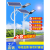 新农村太阳能锂电池路灯6 7 8米户外路灯高杆庭院小区道路灯 白色7米200瓦 太阳能 工程款 白色7米200瓦