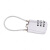 苏识 ZCL293银 圆形钢丝绳密码锁（计价单位：个）银