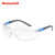 霍尼韦尔（Honeywell）护目镜 S300L 300310 透明镜片 蓝款 工业防护 防雾防粉尘风沙