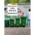 DYQT大垃圾桶商用大号脚踩脚踏式厨房餐饮加大容量带盖户外垃圾箱 70升绿色脚踏桶-带轮子-