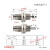 定制小型气动微型迷你气缸针型作用螺纹笔型CJPB62FCDJP2B102FCJ1B4-15B CJPB15-15B