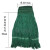 棉线彩色蜡拖头拖把头墩布头可拆洗地拖水拖替换布5个 绿色老虎夹子