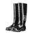 安美尚（ams) 工业雨鞋  PVC塑胶 防水防滑  黑色  1双  雨鞋-不加棉 43码